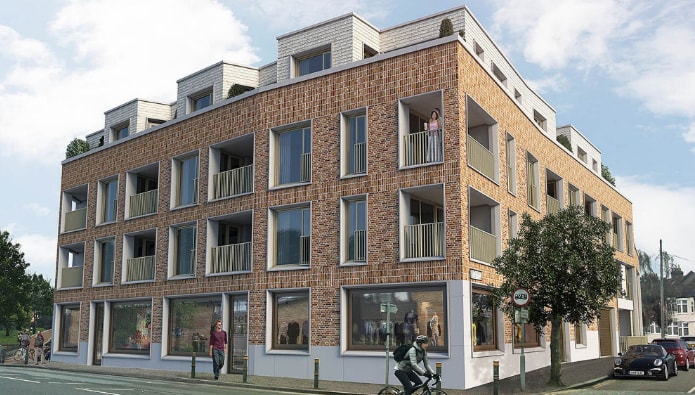 South London garage transformed into £9.1m mixed-use development