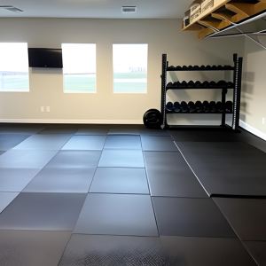 What is the best floor for a gym in a garage?