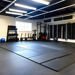 What thickness should garage gym flooring be?